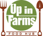 up in farms business logo